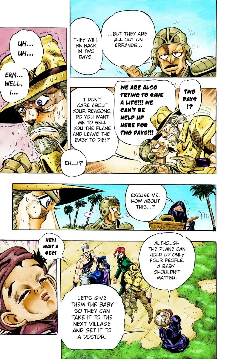 JoJo no Kimyou na Bouken Part 3: Stardust Crusaders Colored Manga, chapter 55, page 13