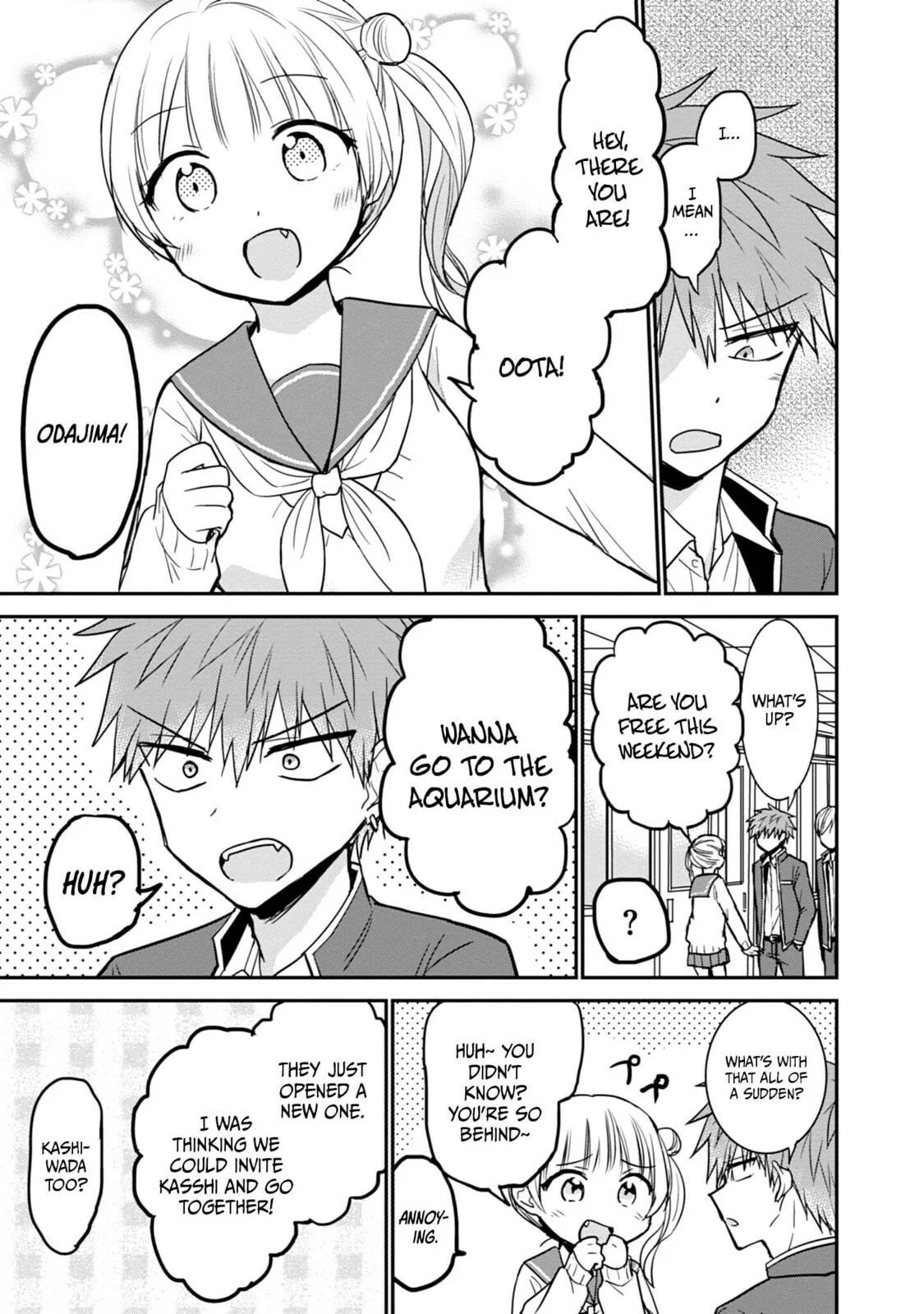 Inexpressive Kashiwada and Expressive Oota, chapter 97, page 3
