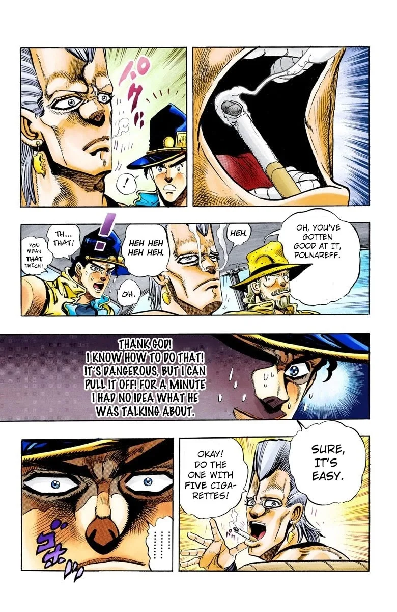 JoJo no Kimyou na Bouken Part 3: Stardust Crusaders Colored Manga, chapter 78, page 15
