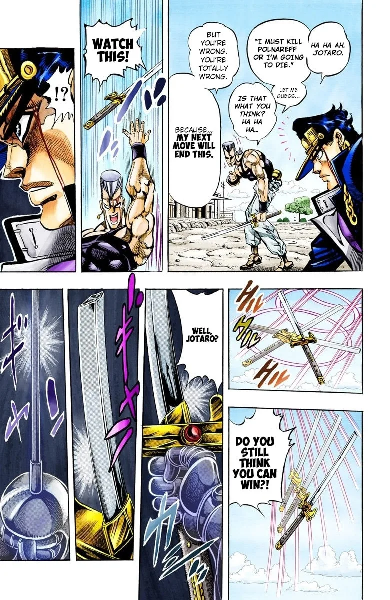 JoJo no Kimyou na Bouken Part 3: Stardust Crusaders Colored Manga, chapter 84, page 12