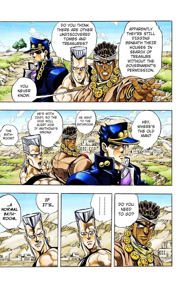 JoJo no Kimyou na Bouken Part 3: Stardust Crusaders Colored Manga, chapter 86, page 3