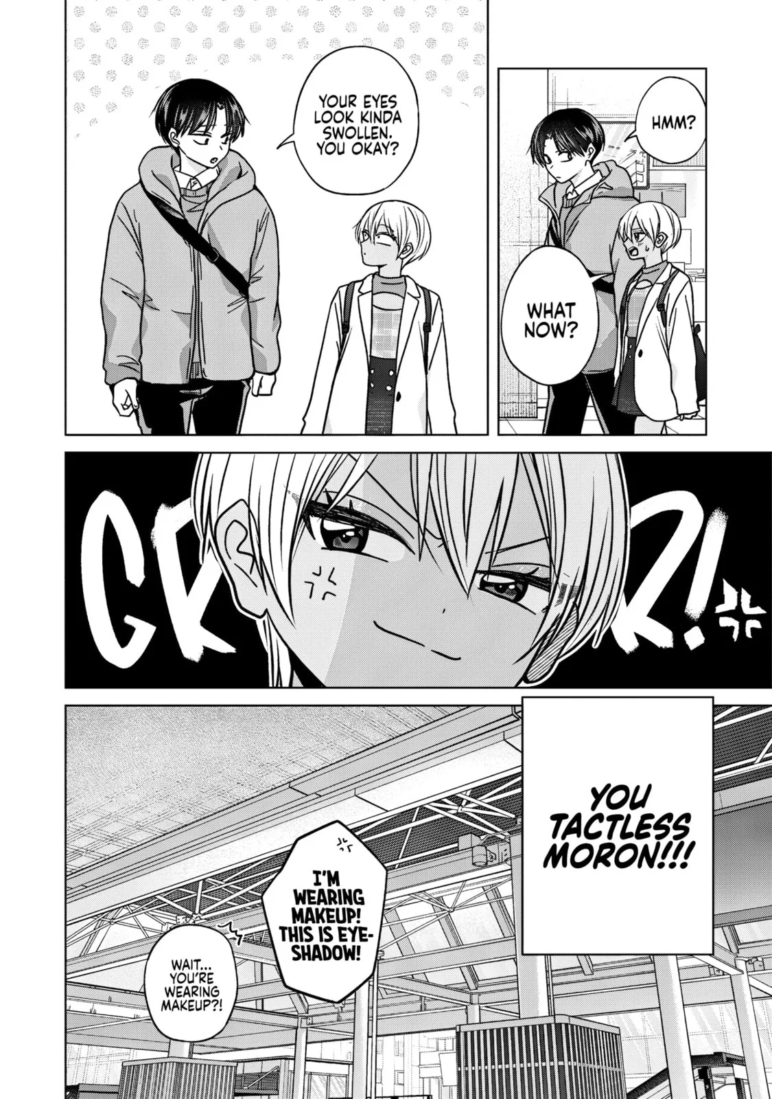 Kusunoki's Flunking Her High School Glow-Up, chapter 50, page 6