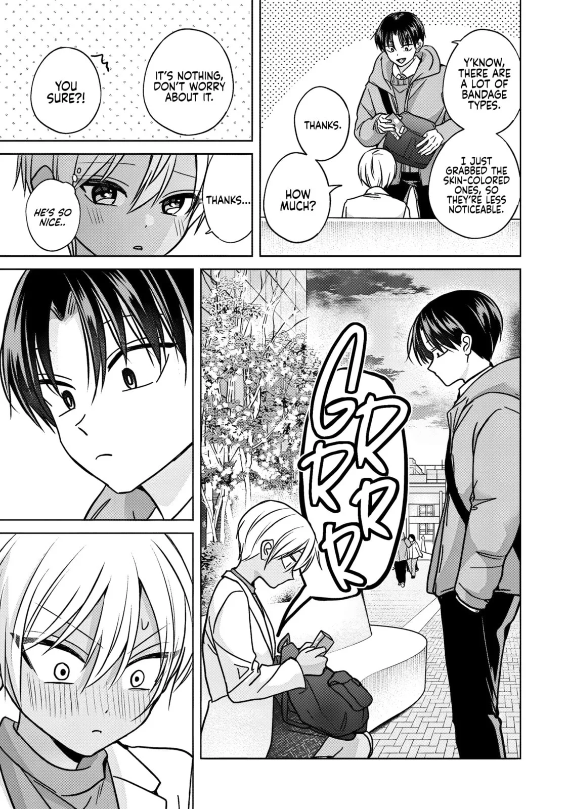 Kusunoki's Flunking Her High School Glow-Up, chapter 50, page 17