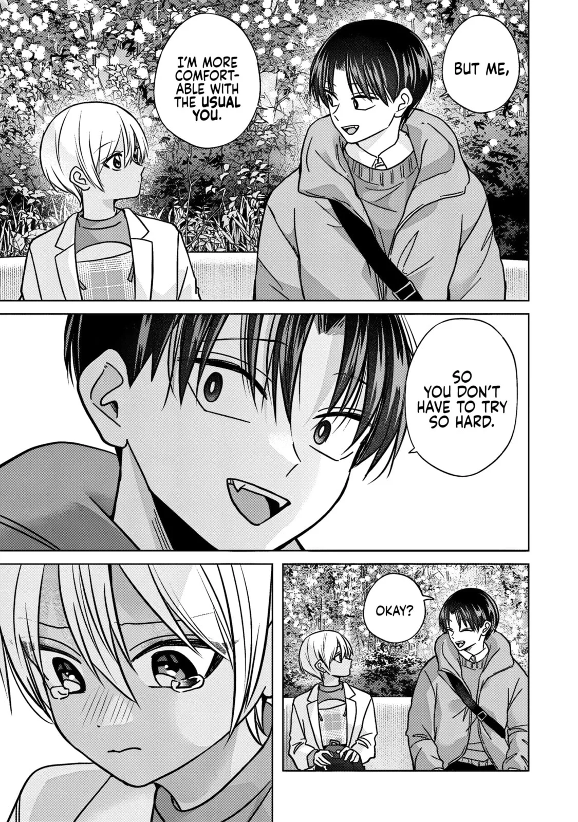 Kusunoki's Flunking Her High School Glow-Up, chapter 50, page 21