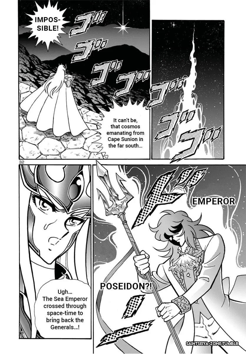 Saint Seiya: Kaiou Saiki RERISE OF POSEIDON, chapter 8, page 32