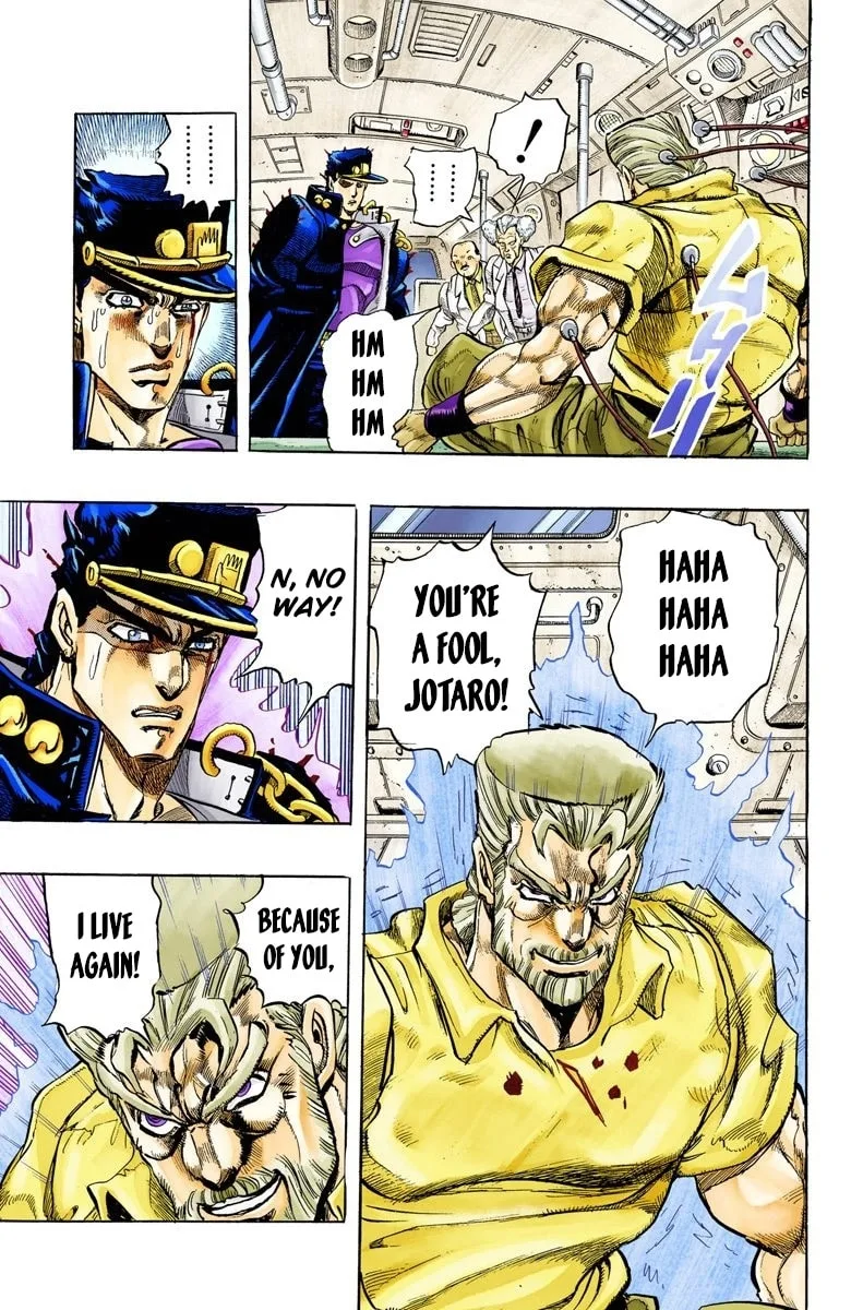 JoJo no Kimyou na Bouken Part 3: Stardust Crusaders Colored Manga, chapter 152 END, page 10
