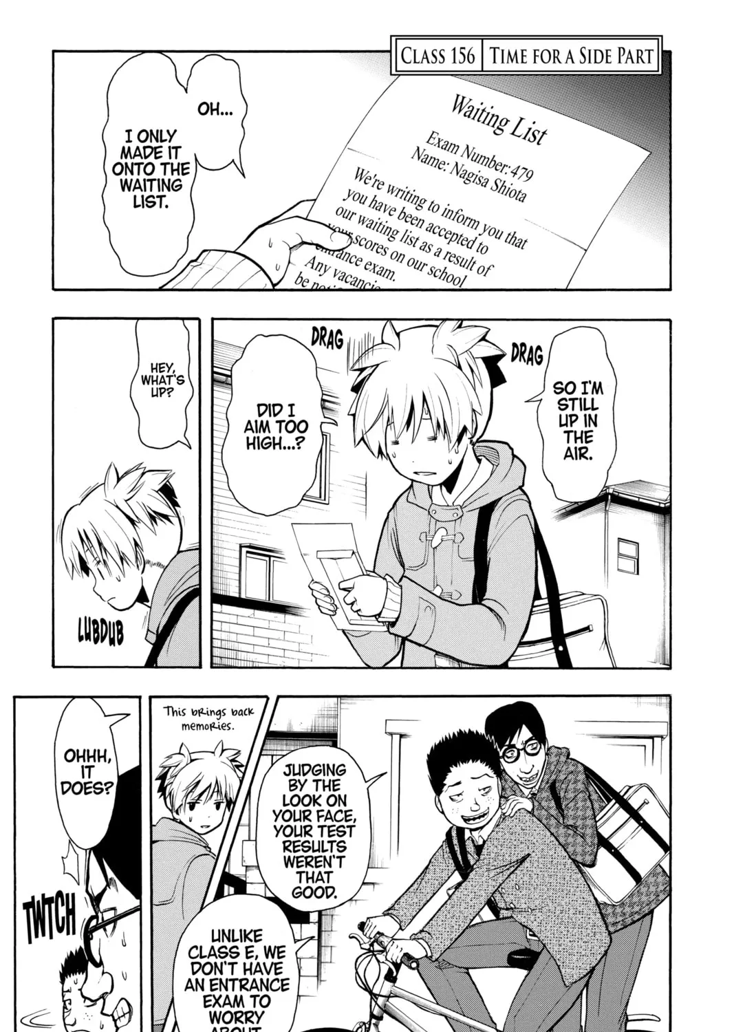 Assassination Classroom, chapter 156, page 1