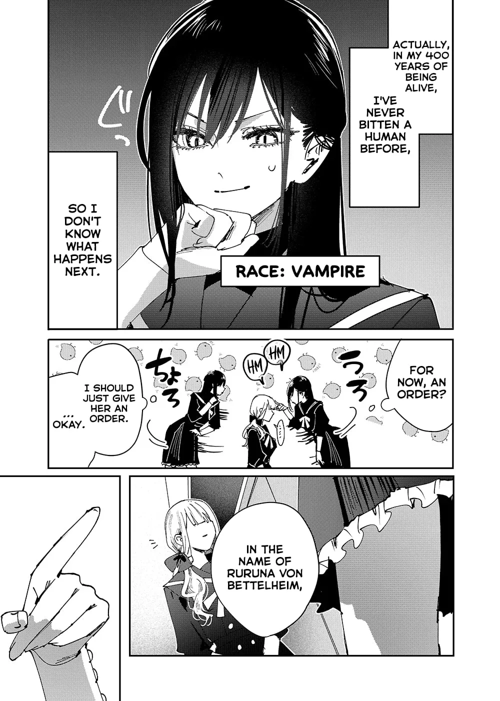 Girls × Vampire, chapter 1, page 4