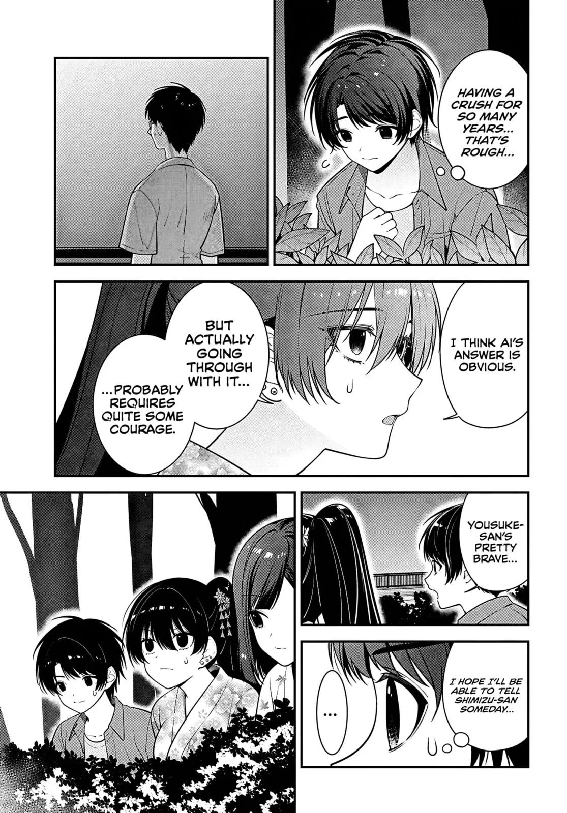 Tonari no Seki no Yankee Shimizu-san ga Kami o Kuroku Sometekita, chapter 16, page 21