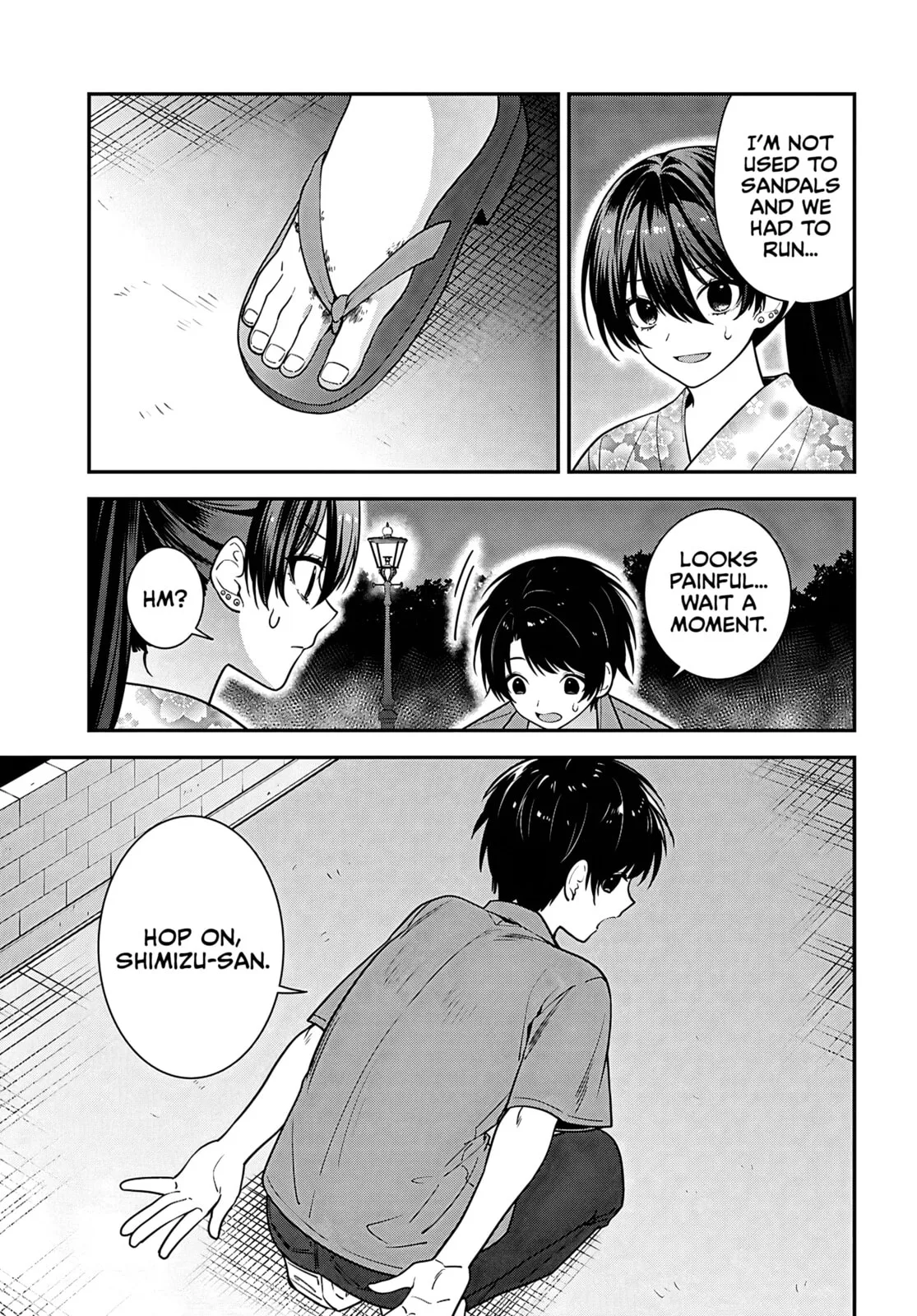 Tonari no Seki no Yankee Shimizu-san ga Kami o Kuroku Sometekita, chapter 16, page 31
